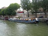 A barge on the Seine