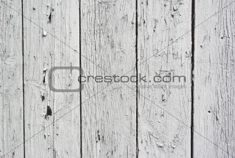background of weathered white painted wood
