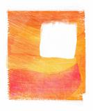 Orange abstract  watercolor background