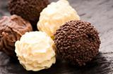 chocolate truffles assortment 