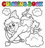 Coloring book with Cupid 1