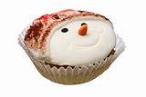 Cupcake isolated over white