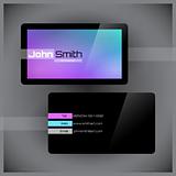 Set of creative business cards