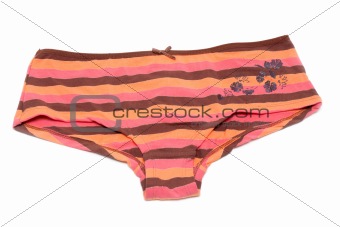 Feminine underclothes, striped panties