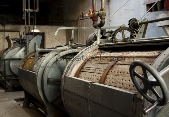 Old washing machine at a prison