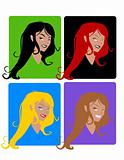 young womens vector
