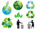 Environmental conservation symbols