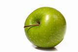 fresh green apple. isolated on white background