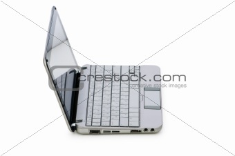 Netbook isolated on the white background