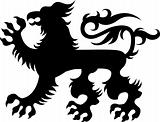 heraldic classic griffin design