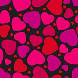 Seamless pattern with hearts. EPS 8