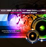 Rainbow Disco Background for Posters or Flyers