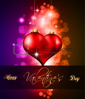 Colorful Background For Valentine's day Flyer