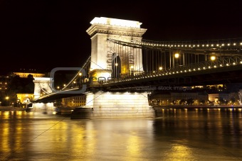 Budapest by night. Long exposure.