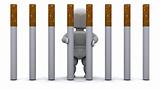 Man in Cigarette Prison