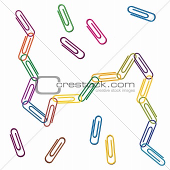Colored paper clips