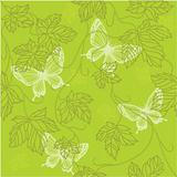 EPS 10 Seamless Wallpaper with floral ornament with leafs and bu