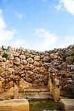 Ggantija temple remains in Gozo