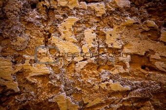 Old textured stone wall background