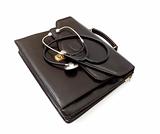 Doctors' case with stethoscope