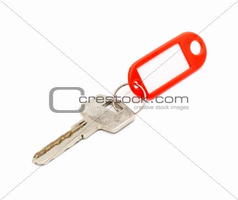 House key with blank label
