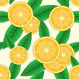 Abstract background with citrus-fruit