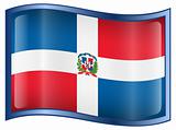 Dominican Republic Flag icon.
