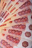 Russian five thousands banknotes