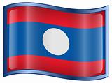 Laos Flag icon.