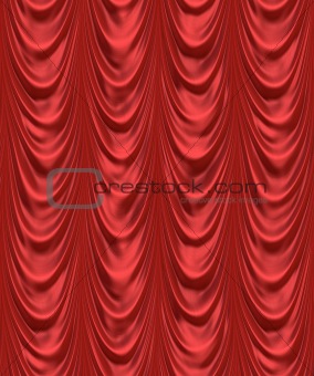 the red curtain