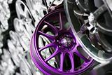 Purple Wheel Rim