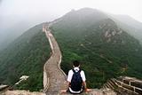All alone on the Great Wall
