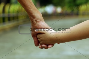 Old and Young Hand