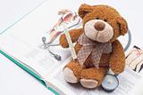 Teddy bear as a doctor