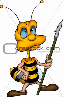 Wasp with spear
