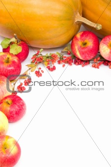 pumpkins and apples