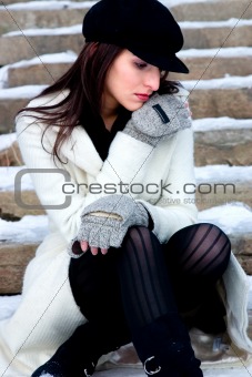 Pensive and cold