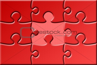 puzzle with missing piece