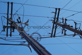 perspective of power lines