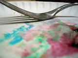 Frosting Stained Plate