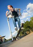 Teenage Skateboarder