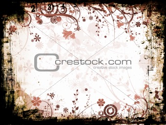 Floral Grunge background