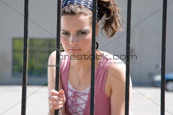 Fashion model in jail