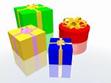 colored gifts