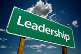 "Leadership" Road Sign