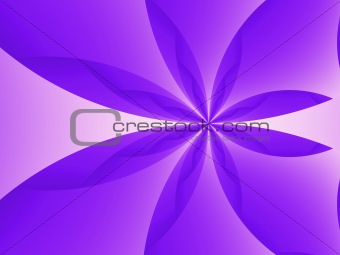 Background with abstract flower