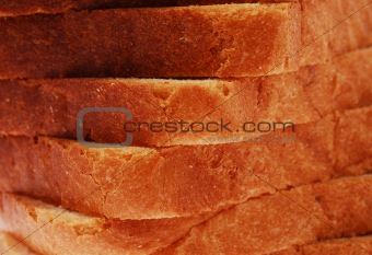 bread slices close-up