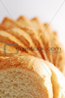 bread slices tower perspective