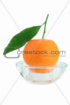 Mandarin fragrance candle