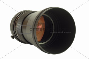 Old telephoto lens